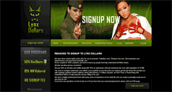 Desktop Screenshot of lynxdollars.com